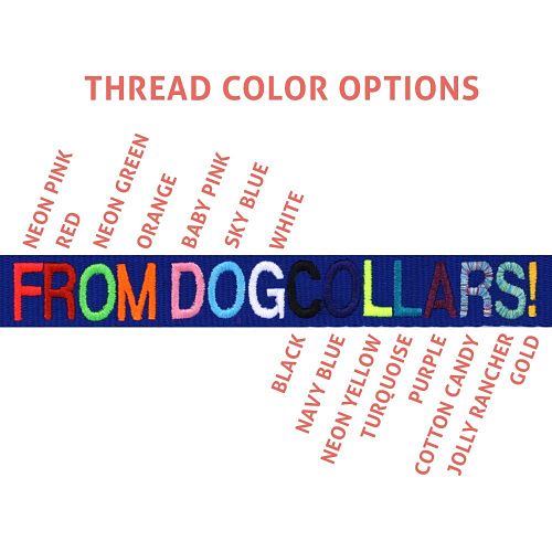 opciones de colores personalizados del collar gotags